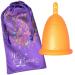 Me Luna Menstrual Cup Classic Handle Orange Size L