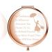 LQRI Mary Movie Compact Mirror Mary Quote Gift Poppin Umbrella Fans Gift Makeup Mirror Inspirational Gifts (Mary)