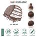Testar Dark Brown Long Layered Wigs with Bangs for Women - Naturally Looking Synthetic Shoulder-Length Hair for Everyday Use - Buy Online on GoSupps.com