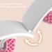 AONYAYBM Round Pink Massage Scooter for Legs | Portable Multi-Purpose Muscle Roller | Innovative Leg Massage Device for Sports & Relief - Buy Online on GoSupps.com