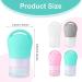 Prasacco 4-Pack Silicone Travel Bottles - 38ml Leak-Proof Refillable Containers for Shampoo Conditioner & Toiletries - Buy Online on GoSupps.com