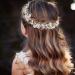 Gold Starfish & Pearl Flower Girl Headpiece - Wedding Hair Accessories for Communion, Prom, Birthday - Women/Girls - Buy Online on GoSupps.com