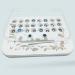 Fenteer Contact Lens Case - 24 Grid Multi-Purpose Eye Lens Container for Outdoor Use | Left-Right Eye Organizer - Buy Online on GoSupps.com
