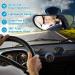 360 Rotatable Baby Car Mirror with Non-Slip Suction Cup - Rear Facing Child Safety View Mirror for Interior Car Seat - Black - Buy Online on GoSupps.com