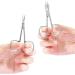 Diesisa Extra Fine Curved Cuticle Scissor 2 Pack - Stainless Steel Manicure Scissors for Fingernail, Eyebrow, and Eyelash Grooming - Buy Online on GoSupps.com