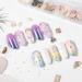 Conijiwadi Irregular Conch Pearl Nail Sticker Set High Brightness Nail Decals Kit Nail Art Beauty Supplies - Buy Online on GoSupps.com