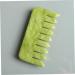 Beavorty Jade Massage Comb - Natural Gua Sha Tools for Scalp Massage & Hair Loss Relief | Green Ridge & Yellow Jade - Buy Online on GoSupps.com
