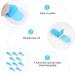 Healifty Catheter Stabilization Device Legband Holder - 10Pcs Universal Fixing Bands - White Blue - 9.5x3.5x0.8cm - Buy Online on GoSupps.com