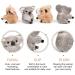 8-Piece Koala Stuffed Animal Clips Set - Small Koala Clip for Women's Hair & Pencil Hugger for Girls - Brown & Grey - Buy Online on GoSupps.com