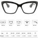 Stylish Oversized Reading Glasses - Light Blocking Vintage Eyewear in Brown | International Shipping - Buy Online on GoSupps.com