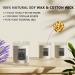 NEVAEHEART Candles for Home Scented  3.5OZ x 3 Packs Scented Candle Set  Misty Forest | Glimmer Forest | Ebony Bergamot  Candle Gift Set for Women  Natural Soy Wax  Home Fragrance with Gift Box Misty Forest  Glimmer Forestâ¦ - Buy Online on GoSupps.com