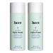 hers triple threat shampoo for hair that feels and looks thicker and stronger with biotin saw palmetto pumpkin seed oil lightly scented with rose helps control hair shedding 2 pack 6.4oz