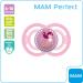 MAM Perfect Day Pacifier for Girls - Silicone 6+ with Adjustable Clip It! Fashion Pacifier Strap - Washable & Stylish - Buy Online on GoSupps.com