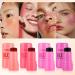 Cooling Water Jelly Tint Blush & Multi-Use Lip Stain - Longlasting Chill Poppy Pink Gloss | 4 Colors - 1 000+ Swipes Per Stick | Non-Stick Vivid Color - Buy Online on GoSupps.com