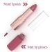 Buy 3 Pcs 2-in-1 Lipstick Lip Gloss Set - Waterproof Long Lasting Moisturizing Velvet Tint for Women | Durable Makeup Essentials - Buy Online on GoSupps.com
