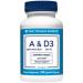 The Vitamin Shoppe Vitamin A & D Non-Oily - Immune & Vision Support | Antioxidant Formula | 100 Capsules | Once Daily