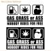 Gas Grass or Ass Car Decal - Funny Vinyl Sticker for Cars - Buy Online on GoSupps.com