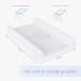 Baby Hard Base Changing Mat/Top Changer 70x50 cm fits 120x60 cm Cot Unisex Wedge Anti Roll Nappy Newborn Baby Waterproof Changing Mat with Raised Edges (Papa Bear) - Buy Online on GoSupps.com
