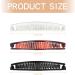 Luckious Brand 6 Pieces Banana Hair Clip Set: Versatile Hair Accessories for Effortless Styling - Wave Hair Clip Fork Hair Accessories for Women Girls (Black and Red and White) - Buy Online on GoSupps.com