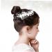 FRCOLOR Pearl Hair Accessories Wedding Barrette Wedding Rhinestone pearl hair clips Rhinestone Bridal pearl hair for women hair combs for women Small and fresh Miss Women Hair Accessories - Buy Online on GoSupps.com
