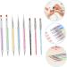 FRCOLOR 1 Set Nail Pen Polly Gel Wear-resistant Dotting Tools Nail Tools 2- Way Dotting Pens Pro Tools Para U as Dotting Supply Nail Painting Tools Nail Art Tool Pull Wire Painted Abs - Buy Online on GoSupps.com
