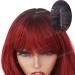 Burgundy Red Ombre Wine Long Wavy Wig with Bangs - 24 Inches Heat Resistant Synthetic Wig for Black Women - Daily Cosplay - Buy Online on GoSupps.com