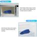 Cozy Life Microwave Heating Pad - 2-in-1 Hot/Cold Therapy for Neck, Shoulders, and Back Pain Relief - 4LB Weighted Neck Wrap with Natural Herbs - Unscented Blue - Buy Online on GoSupps.com