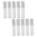 Happyyami Lot de 10 Tubes Gloss L vres 5 Ml Ronds Transparents en Verre pour Maquillage L vres DIY Voyage