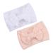 Volumoon Baby Girls Hair Bands - Soft Elastic Forehead Straps & Curved Knot Design | 2 Pack Nylon Headbands for Newborns & Toddlers - Buy Online on GoSupps.com