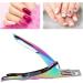 Nail Tip Clipper Portable Nail Tip Cutter U Shape Wide Application for Salon (Blue) - Buy Online on GoSupps.com