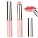 2 PCS Lipstick Brush Reusable Lip Brush with Dust Cover Lip Applicator Soft Elastic Silicone Lip Brush Multi Functional Silicone Lip Applicator for Lipsticks Lip Gloss Lip Balm Lipstick Brush