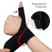 Thumb Wrap Guard | Lightweight Adjustable Thumb Support Brace for Sports - Black (Left Hand - Buy Online on GoSupps.com