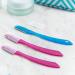 Nylea 3-Pack Eyebrow Razor Trimmer for Women | Extra Precision Peach Fuzz Remover | Disposable Dermaplane Facial Hair Shaper | Dermaplaning Shaving Tool - 3 Count - Buy Online on GoSupps.com