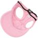 Adjustable Pet Baseball Cap for Dogs & Cats - Sunbonnet Summer Travel Hat (L-Pink) | Stylish & Durable Outdoor Gear - Buy Online on GoSupps.com