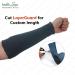 LayerGuard Cotton Stockinette Sleeve Roll - Grey 4 Inch | Stretchable Raw Cotton Tubular Bandage for Comfort wear, Sweat Absorption, Residue Prevention | Suitable for Under & Over Cast Wear - Buy Online on GoSupps.com