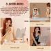 KINGMAS Lighted Makeup Mirror with Sunset Lamp | 3-in-1 Magnification | Touch Control & Rechargeable | Portable LED Vanity Mirror for Women - Buy Online on GoSupps.com
