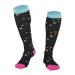 Jier unisex colorful compression stockings sport support stockings flight trip running cycling joggen compression socks compression socks women men black