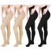 4 Pairs Compression Pantyhose 20-30mmHg Graduated Compression Tight Firm Support Compression Stockings Closed Toe Compression Leggings for Women Swelling Varicose Veins Edema Pregnancy