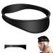 Xinlon 2 pieces curved silicone haircut band hair cutting instructions for men haircut ribbon shaving template for DIY home haircuts for shaving the neck section slippery silicone