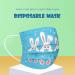 Buy Albert Easter Egg Print Disposable Masks 10 Pack Adults Mouth & Nose Protection Ideal for Men & Women - Buy Online on GoSupps.com