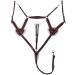 ARBO-INOX Breastplate Leather 5-point harness with martingale (Full Brown) Full Brown
