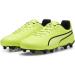 PUMA Unisex Kids King Match FG/AG Jr Track and Field Shoe - Electric Lime/Puma Black/Poison Pink Size 35.5 EU - International Shipping Available - Buy Online on GoSupps.com