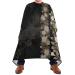 Waterproof Barber Cape -rose flower pattern Cheetah Haircut Bib for Men Unisex Hair Cutting Cape(8rp1a)