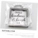 Alipis Office Sign 2pcs Often Kindness& Ornament Rustic Doorplate Block Beaded Farmhouse Bead Hanger- Christmas Wood 14.5X11.5X1.5CMx2pcs Assorted Color 4x2pcs - Buy Online on GoSupps.com