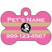 Florida State Seminoles Pink Pet Id Dog Tag | Personalized for Your Pet | Officially Licensed