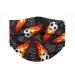 TMDD 50-Piece Children's Colored 3-Layer Mouth Protection - Football Motif Neckerchiefs Mask for Young Girls | International Shipping Available - Buy Online on GoSupps.com