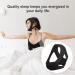 Adjustable Chin Strap for CPAP & Snoring Relief | Breathable Anti-Snoring Device for Men & Women - Comfortable & Skin-Friendly | Black - Buy Online on GoSupps.com