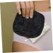 DOITOOL 4 Pcs Sanitary Napkin Storage Bag | Travel Makeup Organizer | Tampon Purses Period Kit | Cotton Linen Small Bag Black Pink | 11x11x3cm - Buy Online on GoSupps.com