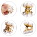 10 Mini Pearl Hair Clips for Women & Girls - Wedding Flower Hair Accessories - Mother's Day Gift - Buy Online on GoSupps.com