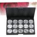 SKISUNO Empty Cosmetic 15 Travel Cosmetic Case Eyeshadow Case Empty Eyeshadow Palette Foundation Concealer Eye Shadow Box - Buy Online on GoSupps.com